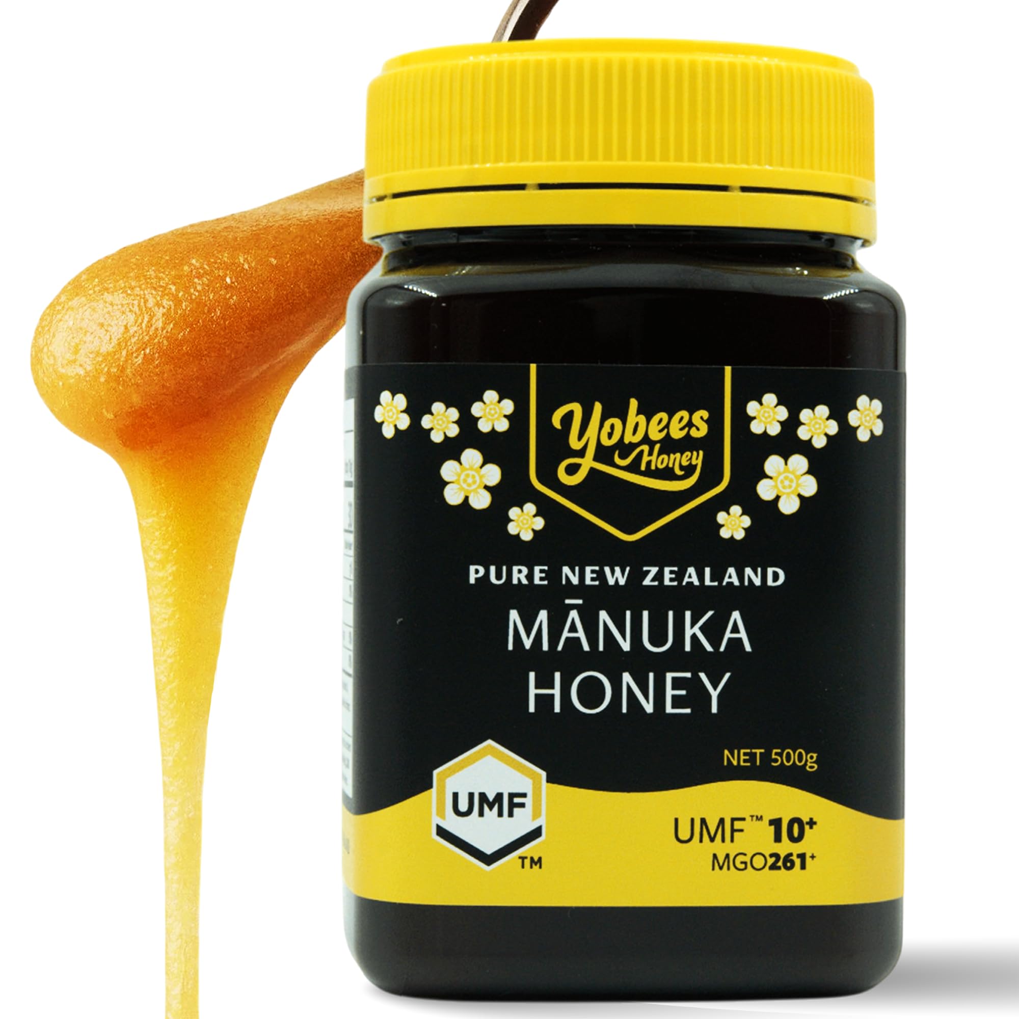 Amazon.com : Yobees Honey Raw and unpasteurized New Zealand Manuka